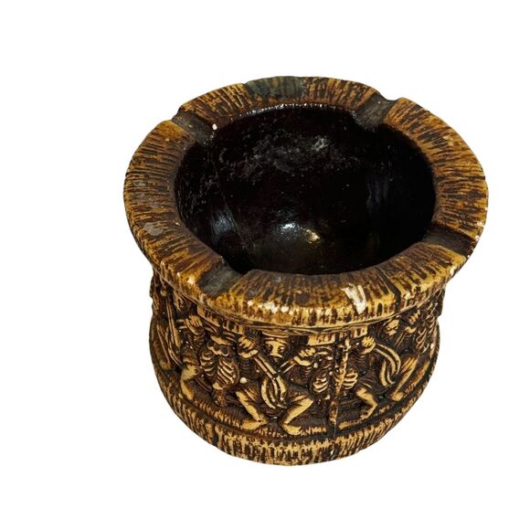 Vintage Ashtray Made in Venezuela 3D indigenous Venezuela Artwork - Picture 1 of 7